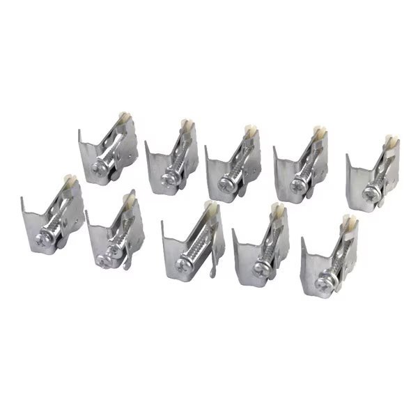 KDSHDWR10 Mounting Clips For Stainless Steel Sink, Silver, Gourmetier, Mfr#: KDSHDWR10